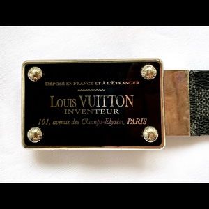 Authentic Louis Vuitton Men belt